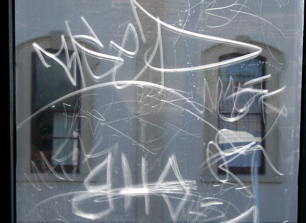 anti-graffiti-window-film-scratches Film in San Antonio