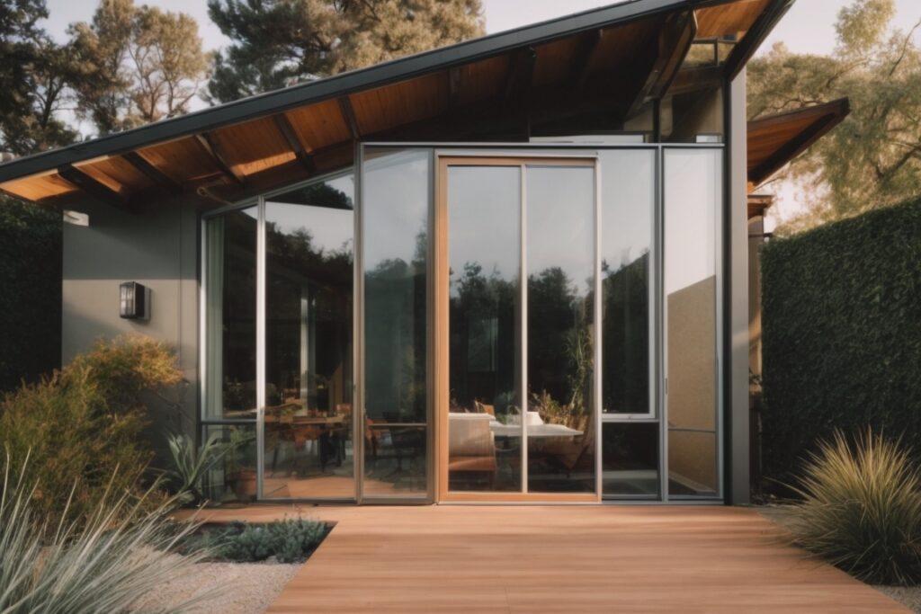 Sacramento home interior with solar control window film installation